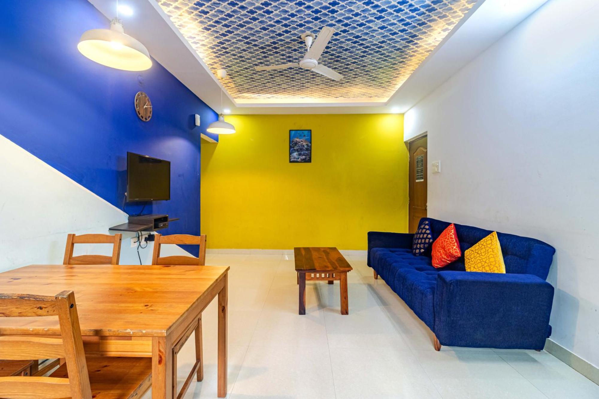 4Bhk Sparkling Apartment Near Beach Pool & Bar 2Bhkx2 Vagator Szoba fotó