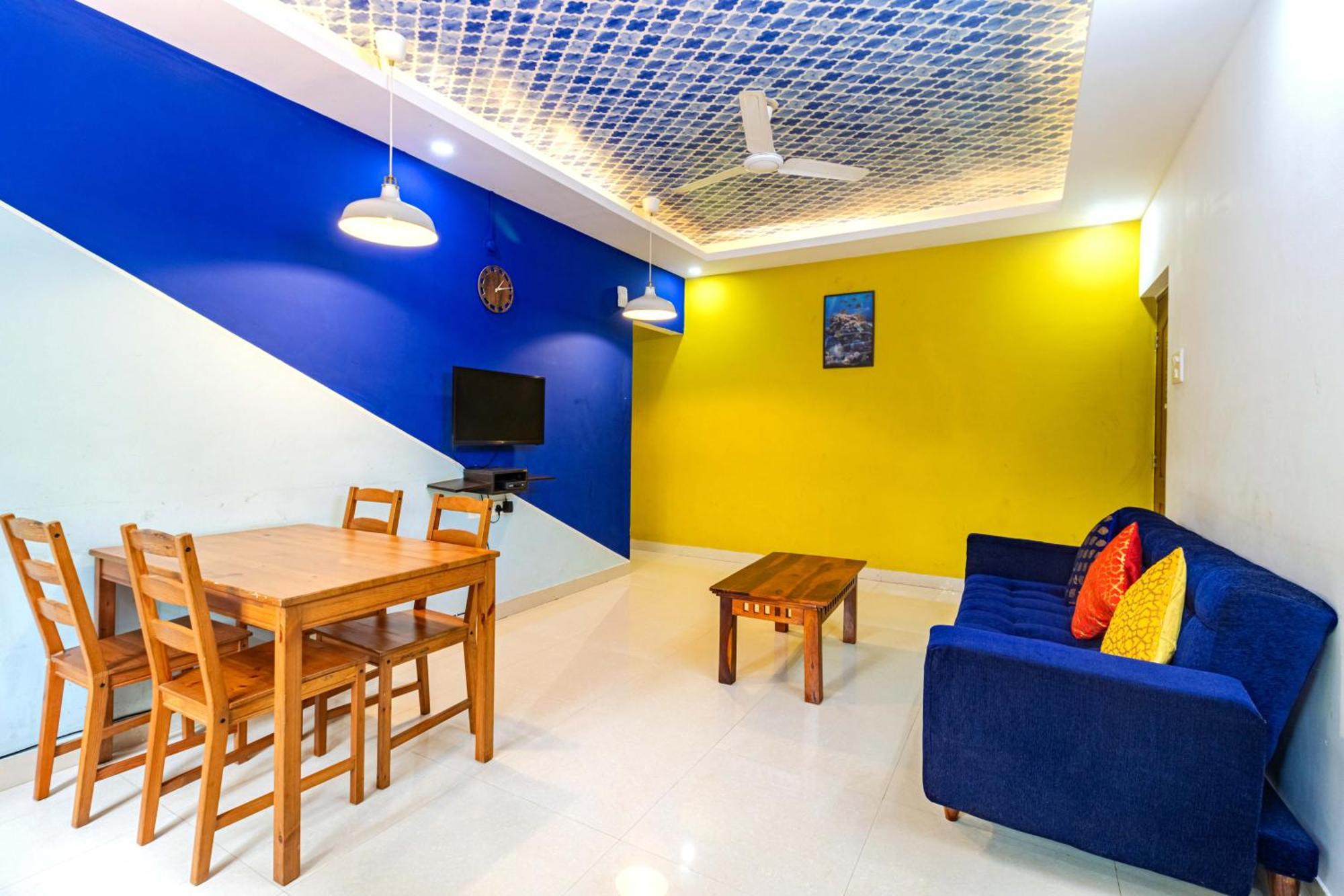 4Bhk Sparkling Apartment Near Beach Pool & Bar 2Bhkx2 Vagator Szoba fotó
